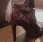 Patent leather boots Zara size 38 like new