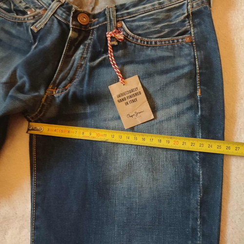Pepe Jeans bootcut jeans low rise straight leg new blue size S