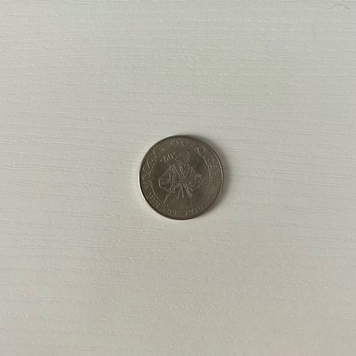 Pirate Pound commemorative coin used
