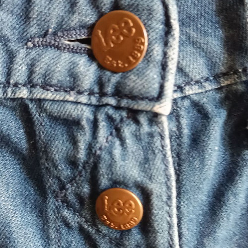 Lee denim mini skirt used, size 26, blue