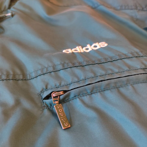 Adidas Vintage Hooded Quilted Jacket XL Green used