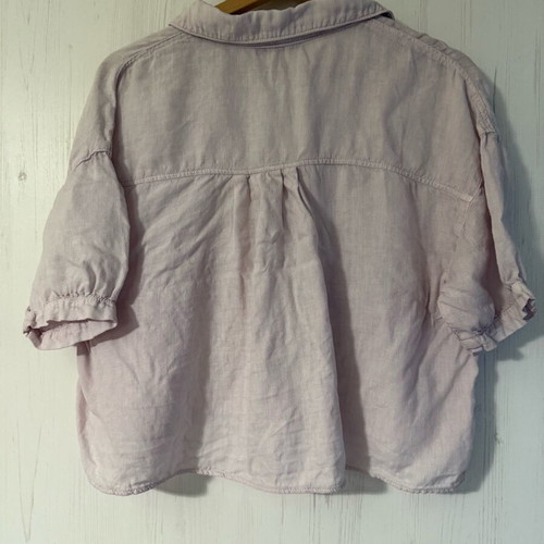 Cropped shirt Zara like new, pink, size S