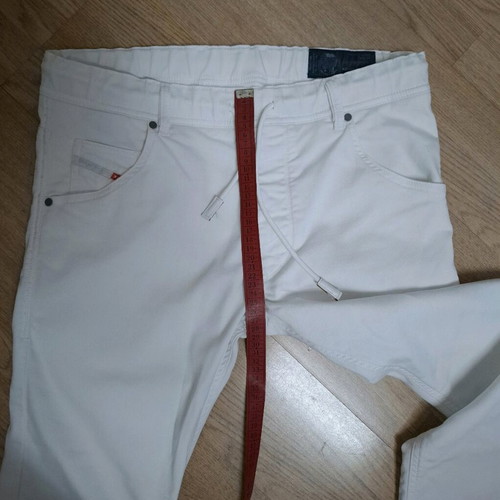 Diesel Krooley R-NE Stretch Jogg Jeans white like new, size 30
