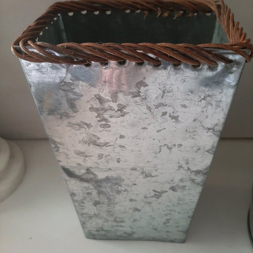 Galvanized garden containers like new, pack of 2