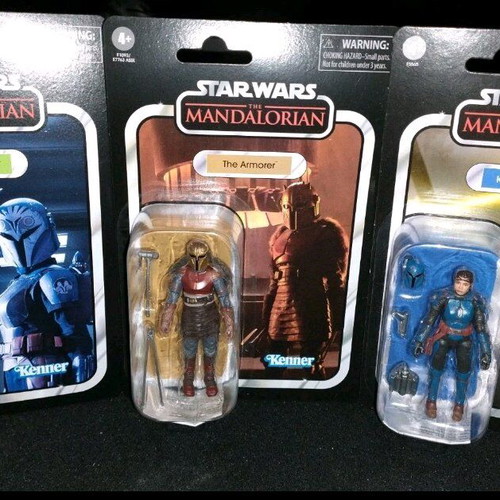 Star Wars TVC Vintage Collection Mandalorian Bo-Katan Koska Armorer Luke Grogu figures new