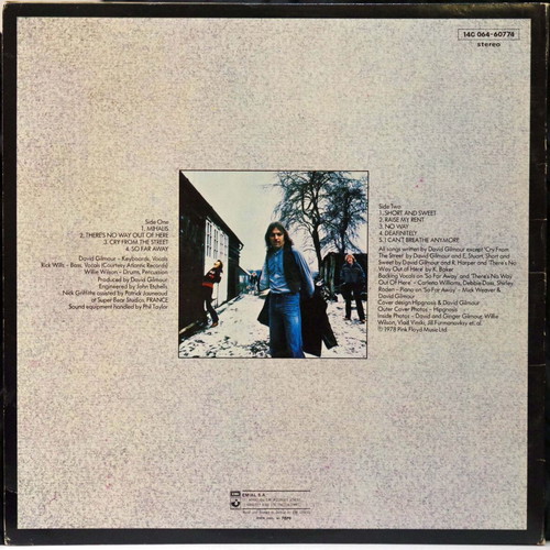 David Gilmour vinyl like new, rock