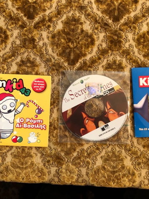 Children's CD-ROMs used, pack of 3 for PC