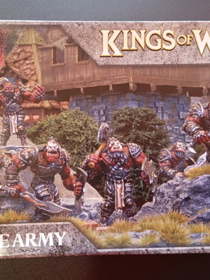 Mantic Games Kings of War Ogre Army like new