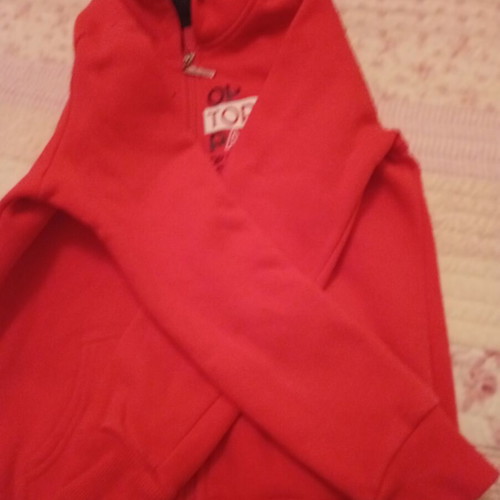 Hoodie red size 140 cm like new for 10 years old girls