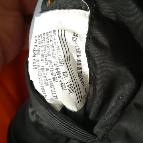 Alpha unisex jacket used, size L, black