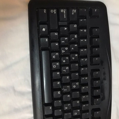 Microsoft USB Wired Keyboard used