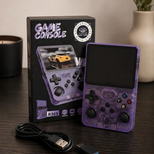 Game Console R36S Like New With All Accessories