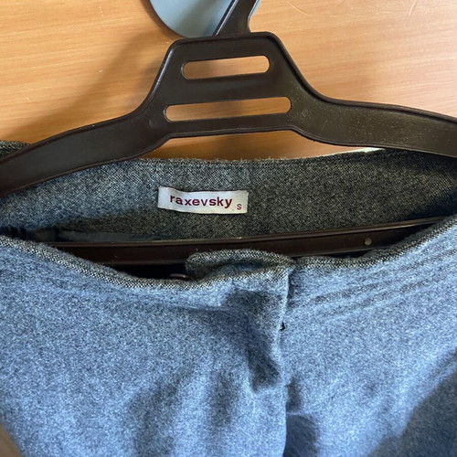 Wool pants Raxevsky gray like new, size S