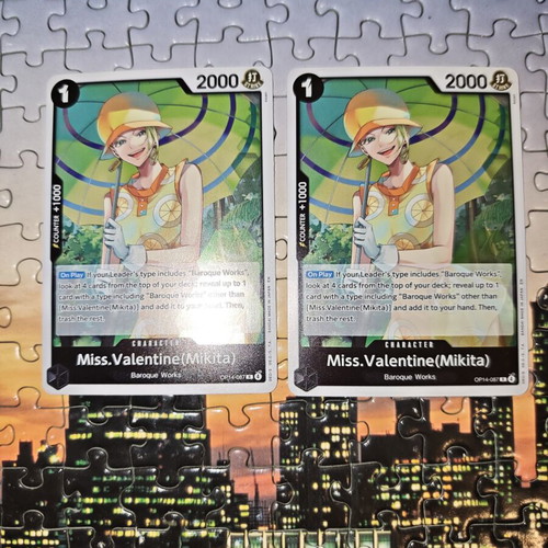 One Piece Miss. Valentine cards, set of 2, OP14-087