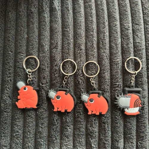 Keychains new, pack of 190, black and multicolored