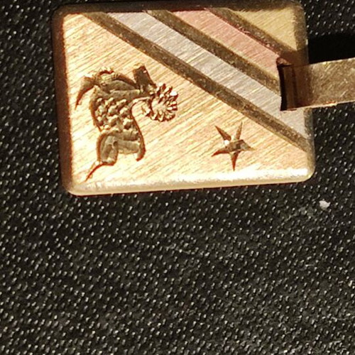 Zodio Gold Aries 14K pendant type Cartie new