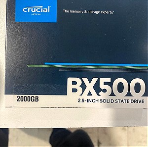 Crucial BX500 SSD 2TB 2.5'' SATA III σφραγισμένο