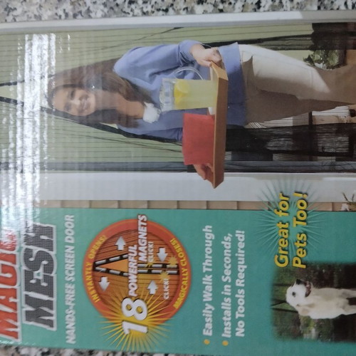 Magnetic screen with 18 magnets 2.11 m × 1 m new