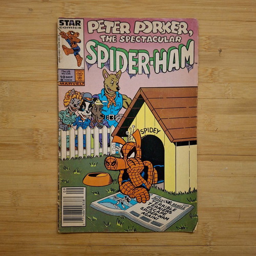 The spectacular SPIDER-HAM Marvel Star Comics comic used