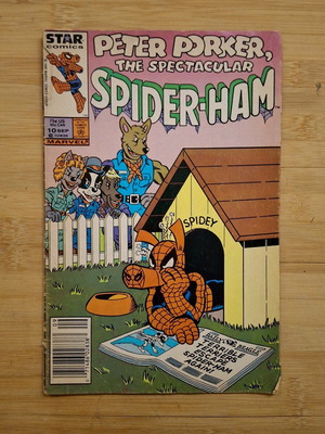 The spectacular SPIDER-HAM Marvel Star Comics comic used