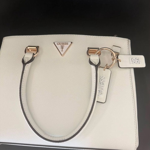 Guess Noelle shoulder bag white, new barely used