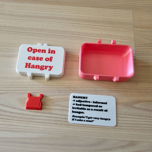 Emergency Box for Hangry Girlfriend or Wife for Valentine's Day