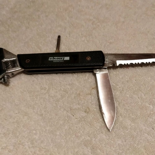Budget multitool 5 in 1 like new stainless steel