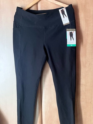 Mondetta Performance Leggings black high-waisted with pockets new XL