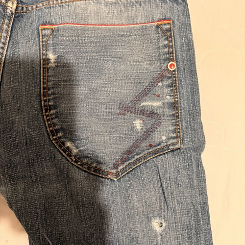 Staff Distressed Blue Jeans W31 L34 like new