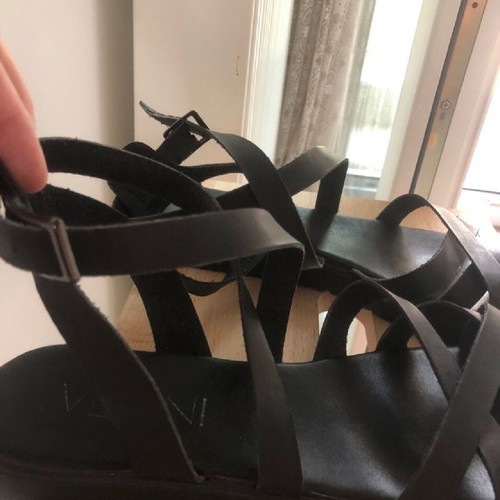 Sandals type ancient Greek size 39 like new, black