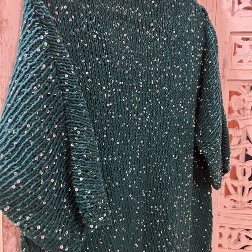 Handmade summer knit sweater like new, one size
