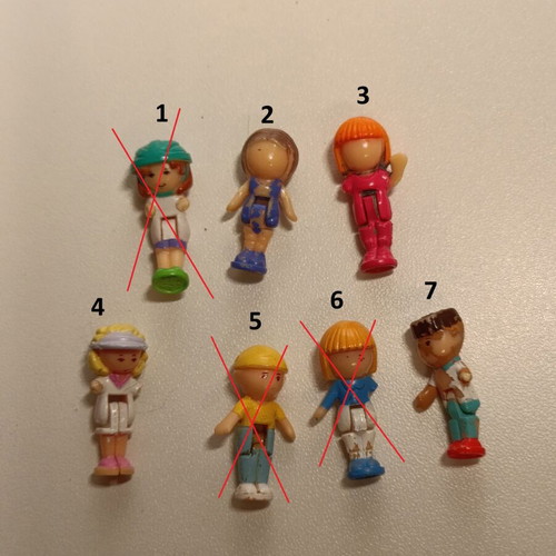 Bluebird Polly Pocket figures, lot 1989-1996