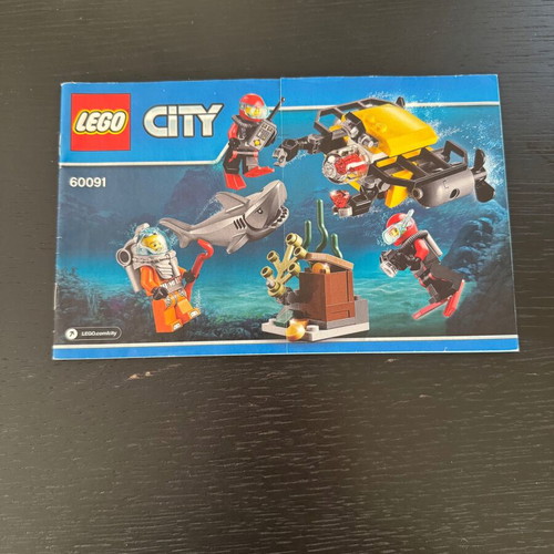 Lego instruction booklets used, pack of 10 pieces