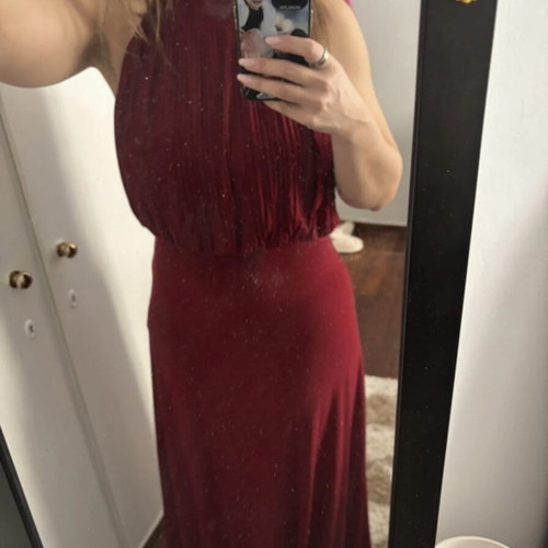 Evening dress red, like new, size M