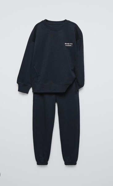 Zara μπλε navy φόρμες για 12 ετών