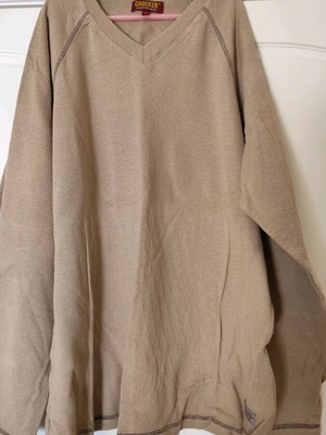 Men's blouse used, size L, beige