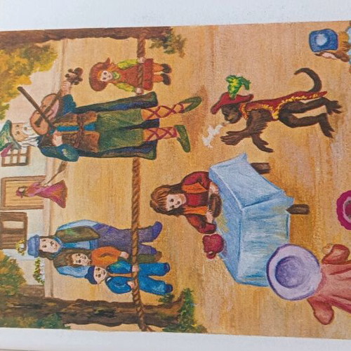 Without Family children's book Kampana editions with external wear
