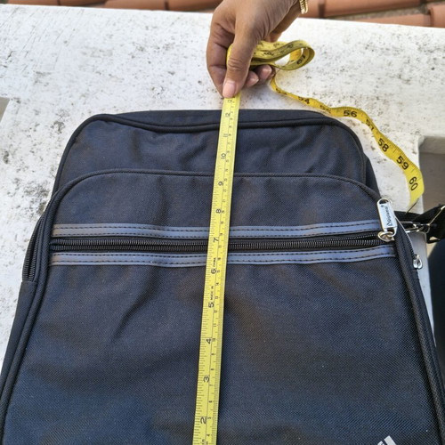 Diplomat shoulder bag like new, black, durable nylon