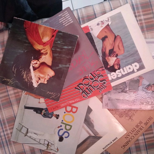 Vinyl records used, pack of 8