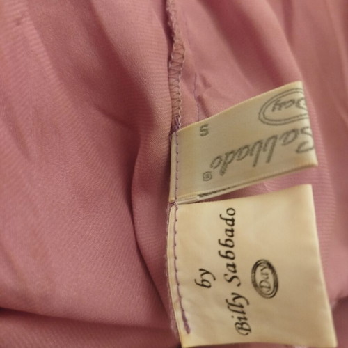 Vintage 100% Silk Midi Dress Billy Sabbado pink like new