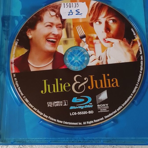 Julie and Julia Blu-ray like new with Greek subtitles