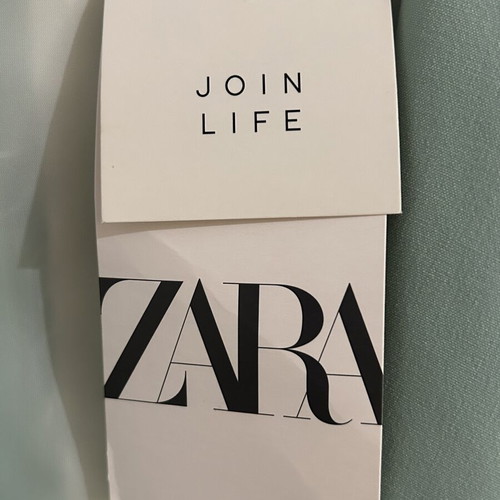 Zara Mint Green Tailored Blazer, Size EUR 40 / US 8