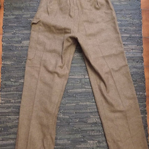 British Army wool military battle trousers like new 1951 size 34