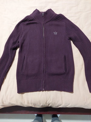 Firetrap men's cardigan used, size S, brown