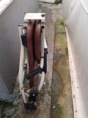 Abdominal machine used with extra weights