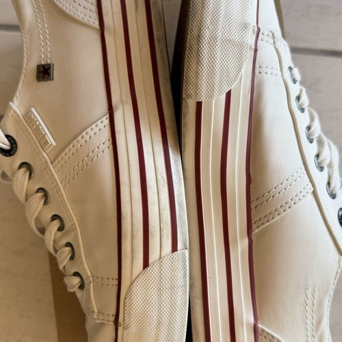 Big Star white leather sneakers like new, size 40