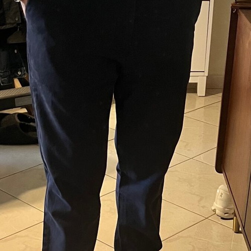 Nautica chino trousers like new, size W34L34, navy blue
