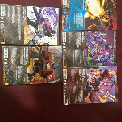 Image Comics Void Rivals and Transformers volumes 1-5 like new