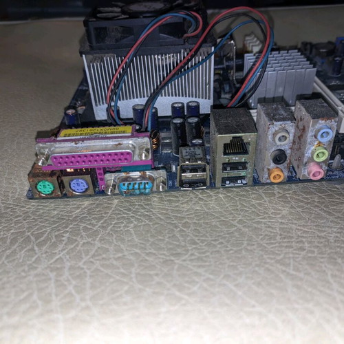 ASRock ALiveSATA2-GLAN motherboard with AMD Sempron processor like new
