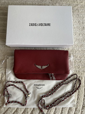 Zadig & Voltaire shoulder bag, red, like new